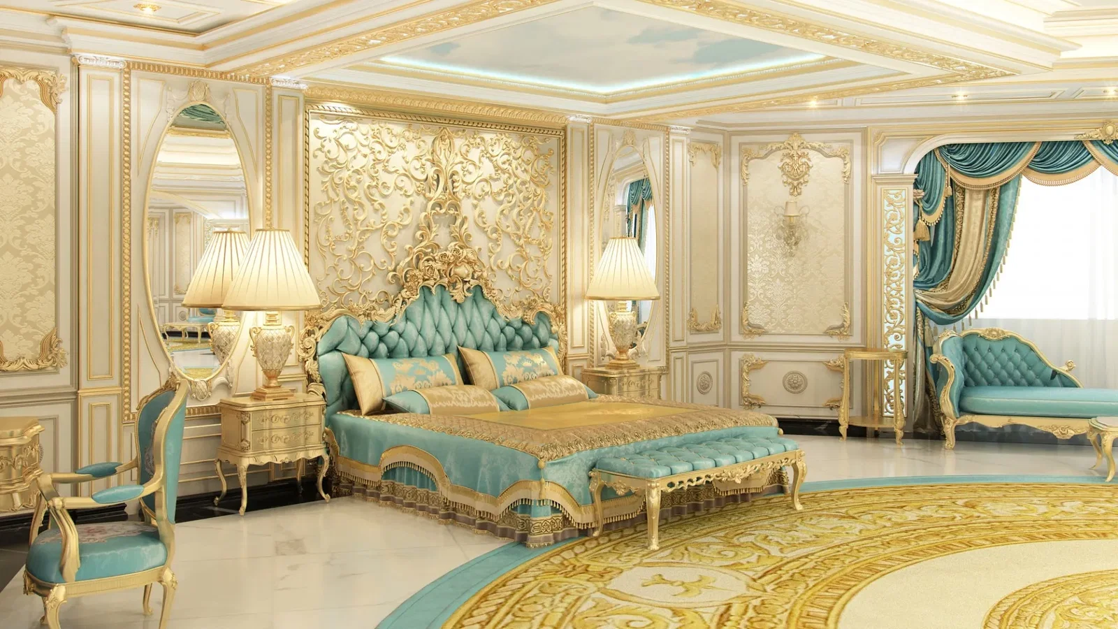 Elegant Neoclassical Luxe Bedroom Interior: A Guide to Ultimate Sophistication