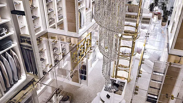 Индивидуальные гардеробы в Дубае — роскошный комфорт для дома