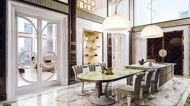 Премиальные решения по дизайну кухни в Дубае — интерьер и планировка