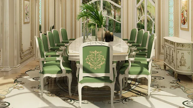 Elegant and Sophisticated Dining Room Designs in Bahrain