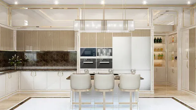 تصميم مطابخ حديثة مع جزر مطبخ مميزة