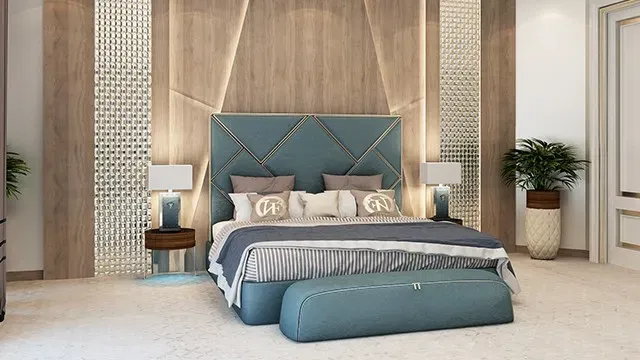 ارتقِ بمساحتك: تصميم غرفة نوم فاخرة