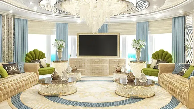 تصاميم غرف المعيشة الفاخرة البديعة