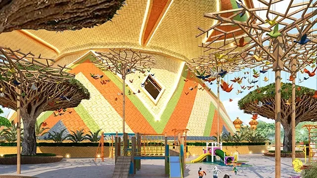 تخطيط المباني الضخمة والفخامة المعمارية