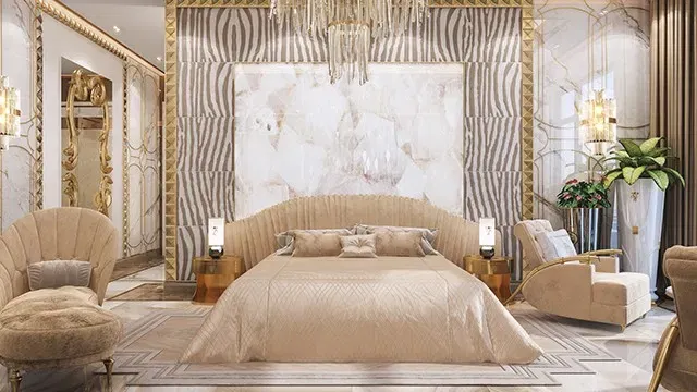 تصاميم غرف نوم فاخرة تلهمك بأفكار راقية