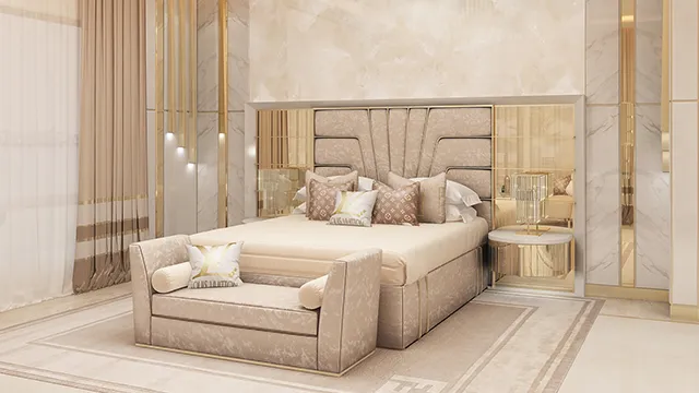Elegant Royal Bedroom Interior Design