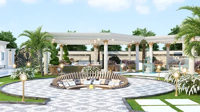 أفكار مذهلة لتصميم الحدائق لحديقة تبهر الأنظار