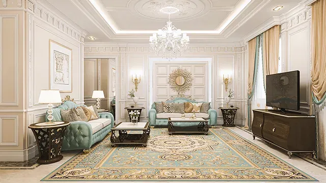 ارتقِ بمنزلك مع تصاميم غرفة المعيشة الأنيقة