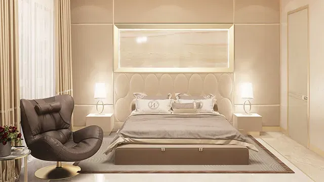 دليل تصميم غرفة نوم فاخرة