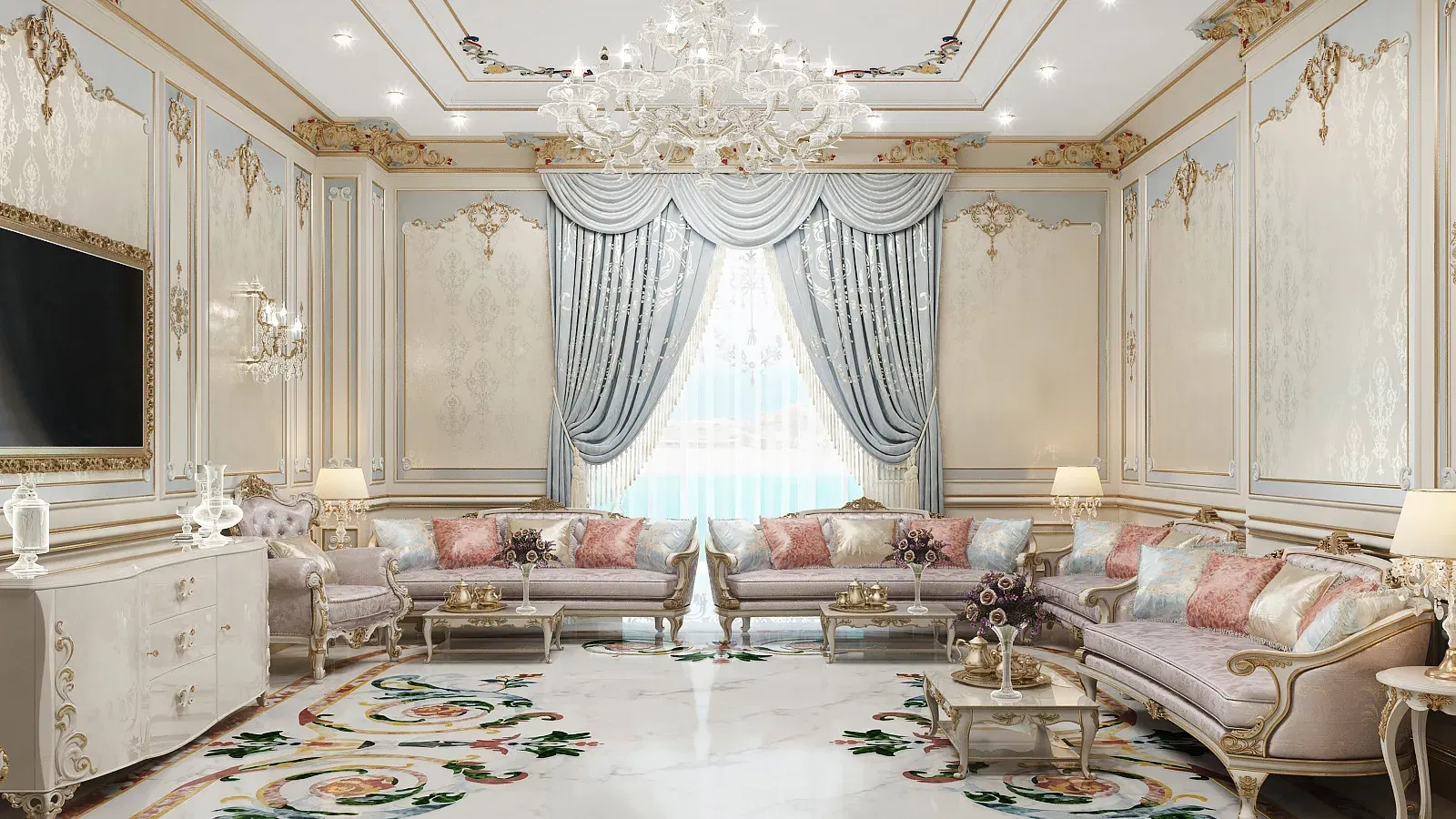 Создание вневременной изысканной гостиной