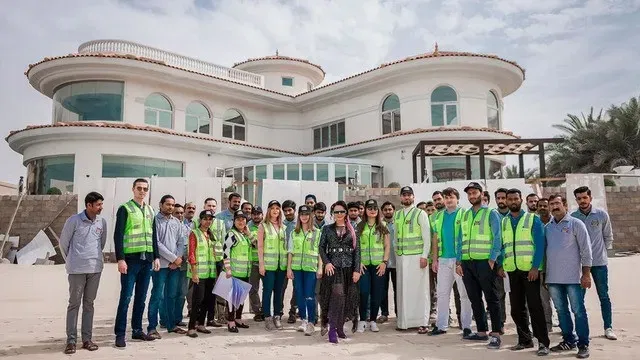 مشروع تصميم فيلا فاخرة عصرية في نخلة جميرا