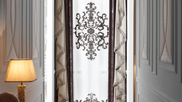Exquisite Embroidered Curtains and Tulle Designs for Luxury Living
