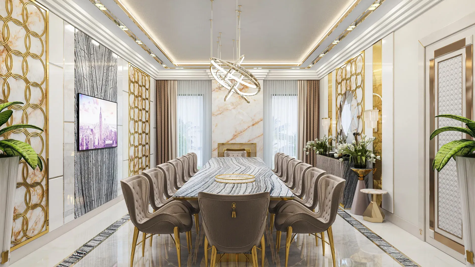 Мастер-класс: роскошный дизайн столовой и идеи оформления