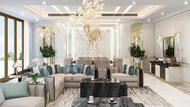 Идеи дизайна гостиной для впечатляющего дома