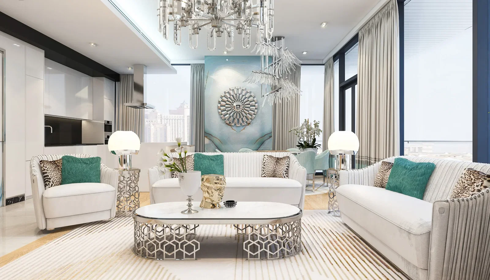 أفكار مبتكرة وعصرية لتصميم غرفة المعيشة
