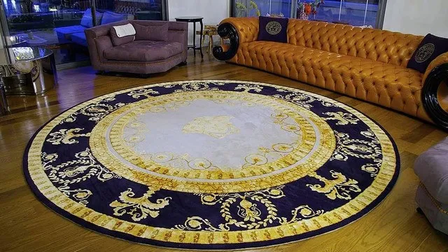 Круглые ковры: неповторимые дизайнерские решения
