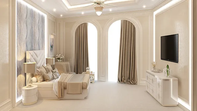 Elegant Bedroom Design Inspirations by Luxury Antonovich Design