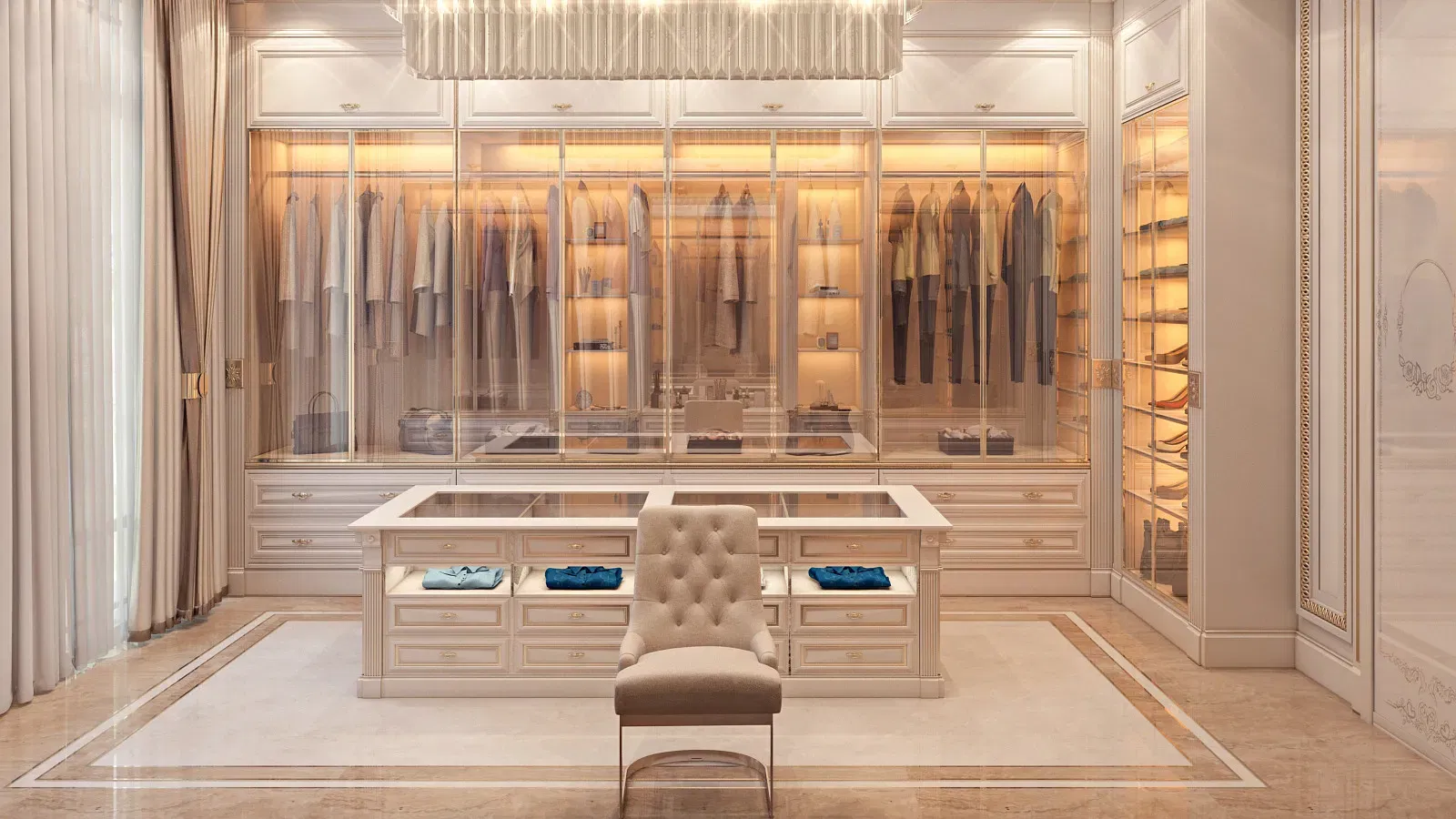 Полное руководство по дизайну гардеробной комнаты