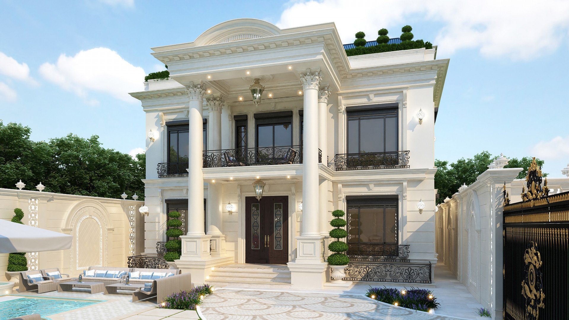 Идеи и секреты роскошного дизайна экстерьера — Антонович Дизайн