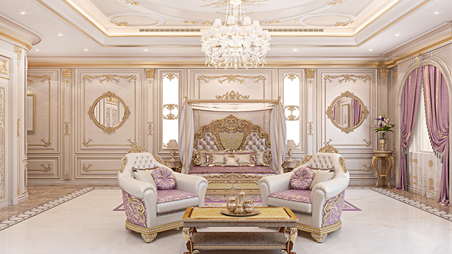 Exquisite Luxury Bedroom Design Fit for Royalty