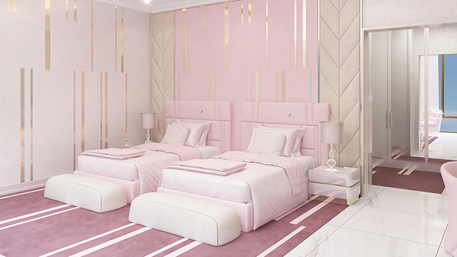 Изысканные комплекты для детской спальни — мечтательное розовое пространство