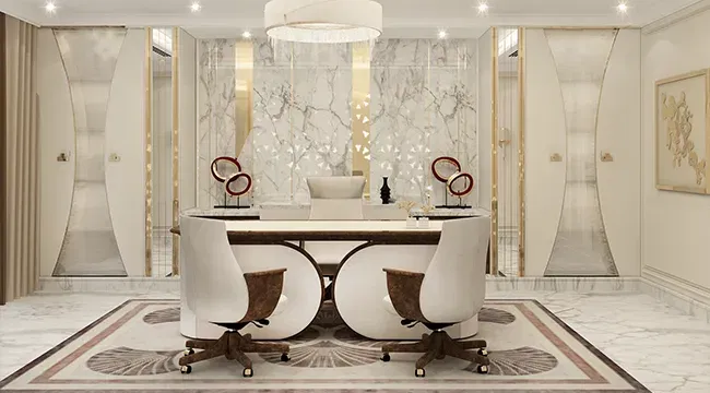 Роскошный дизайн домашнего кабинета