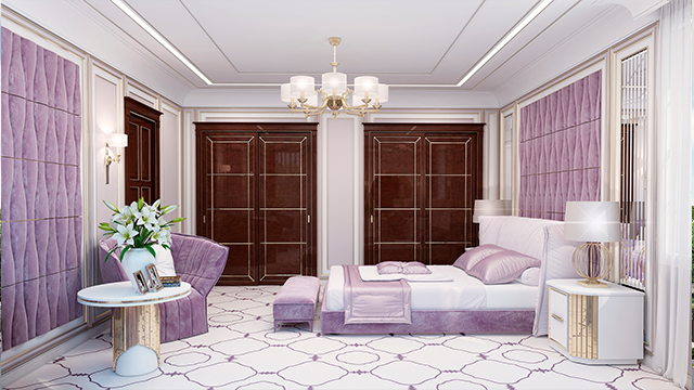 Идеальный цвет для роскошной женской спальни