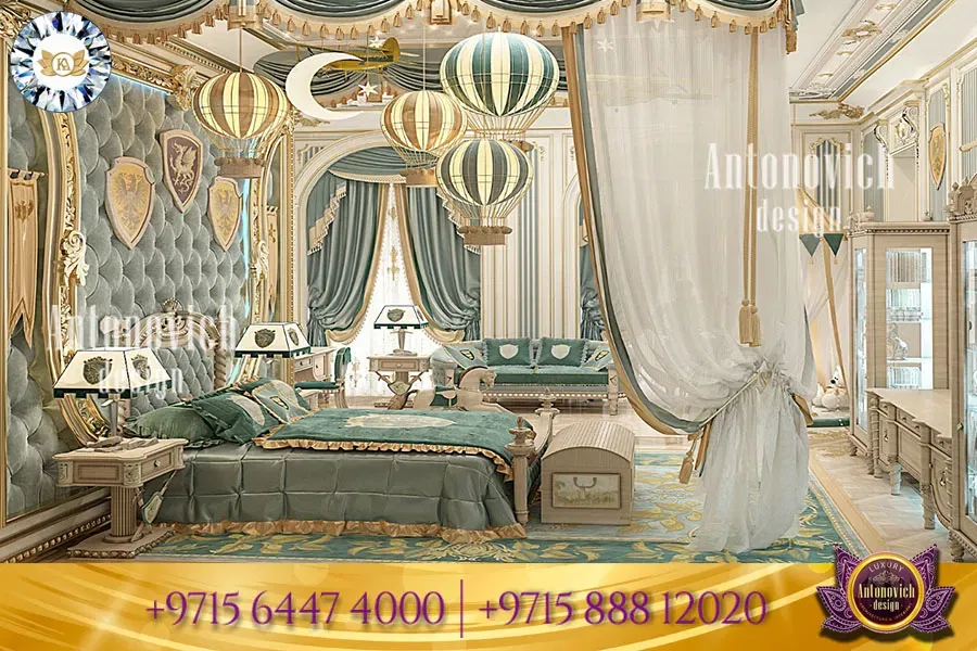 تصاميم غرف نوم فاخرة للأطفال