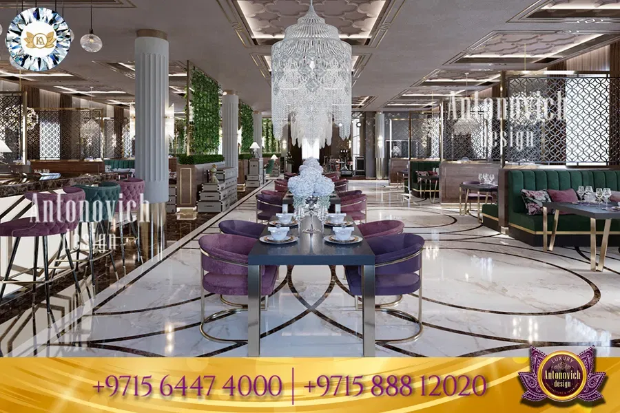 تصميم داخلي لمطاعم فاخرة — تنفيذ متكامل وخدمات تجهيز