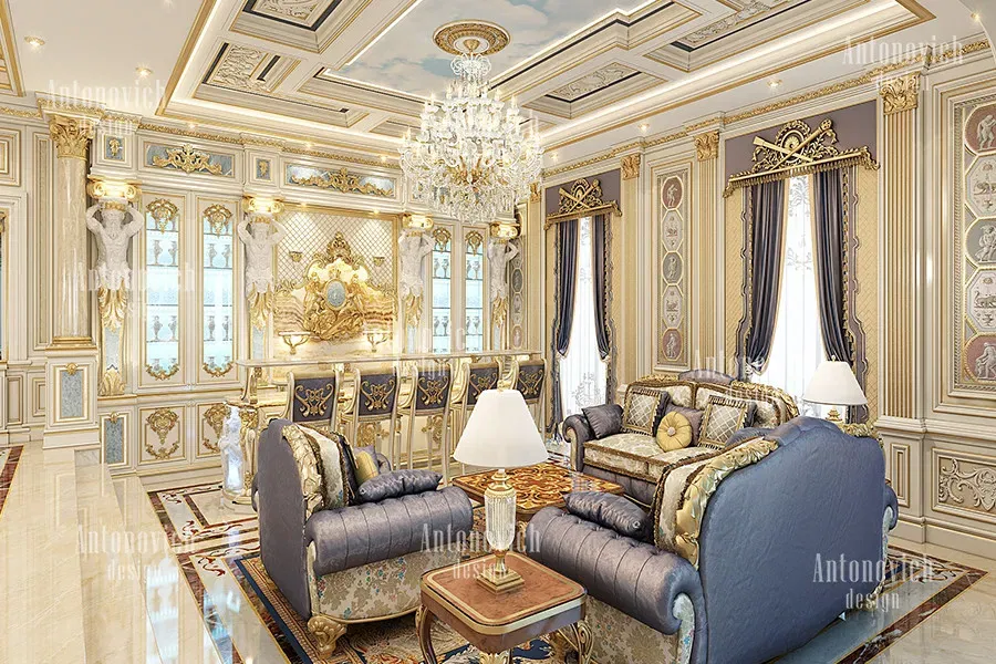 Эксклюзивные классические интерьеры Дубая