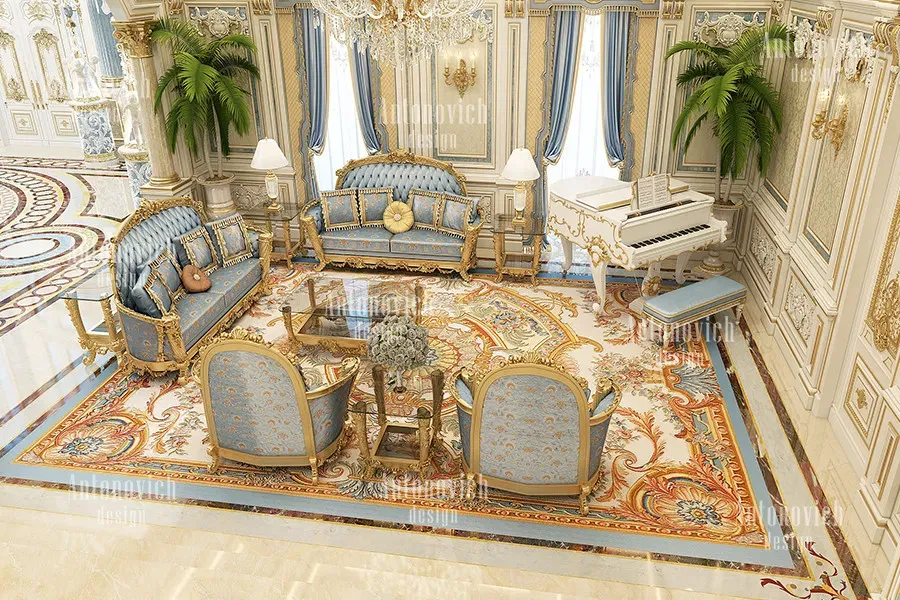 Классический интерьер в ОАЭ — вечная красота и планировка