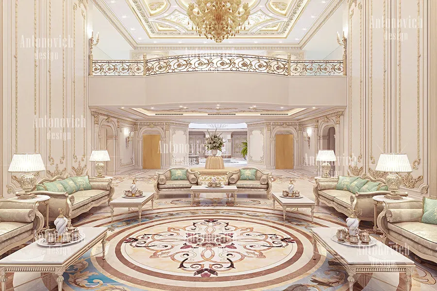 Классический дизайн дома в Абу‑Даби: суть роскоши