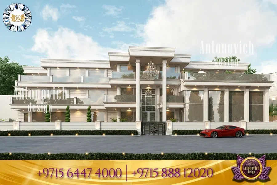 Роскошный современный дом: трендовый и утончённый дизайн