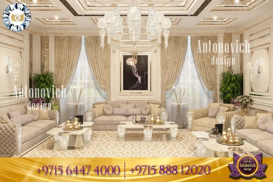 تصاميم غرفة المعيشة الفاخرة للمنزل العصري