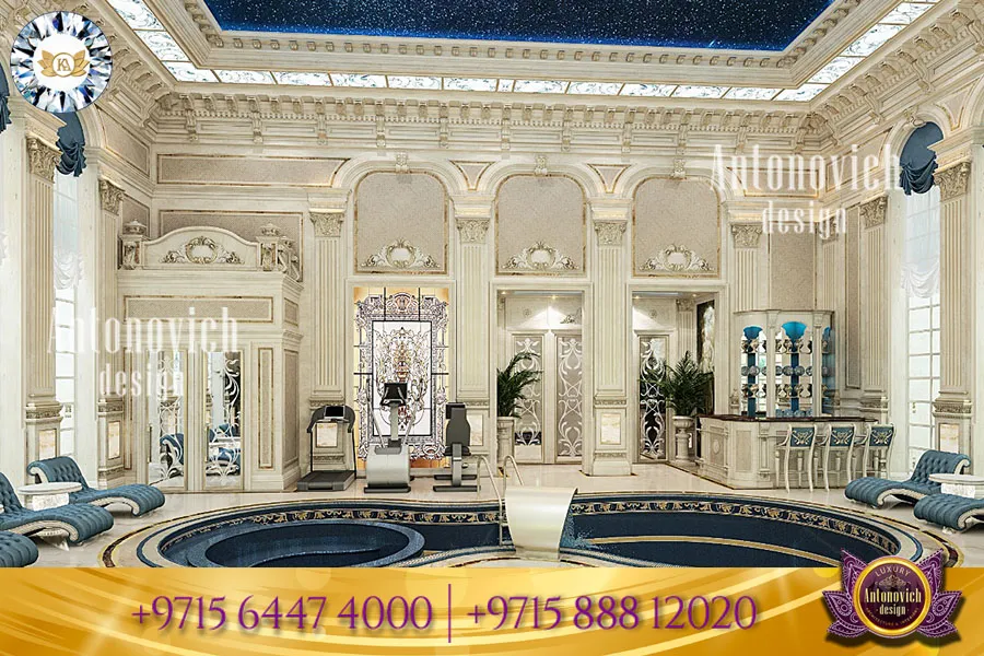 Elegant Classic Indoor Swimming Pool Decoration Ideas