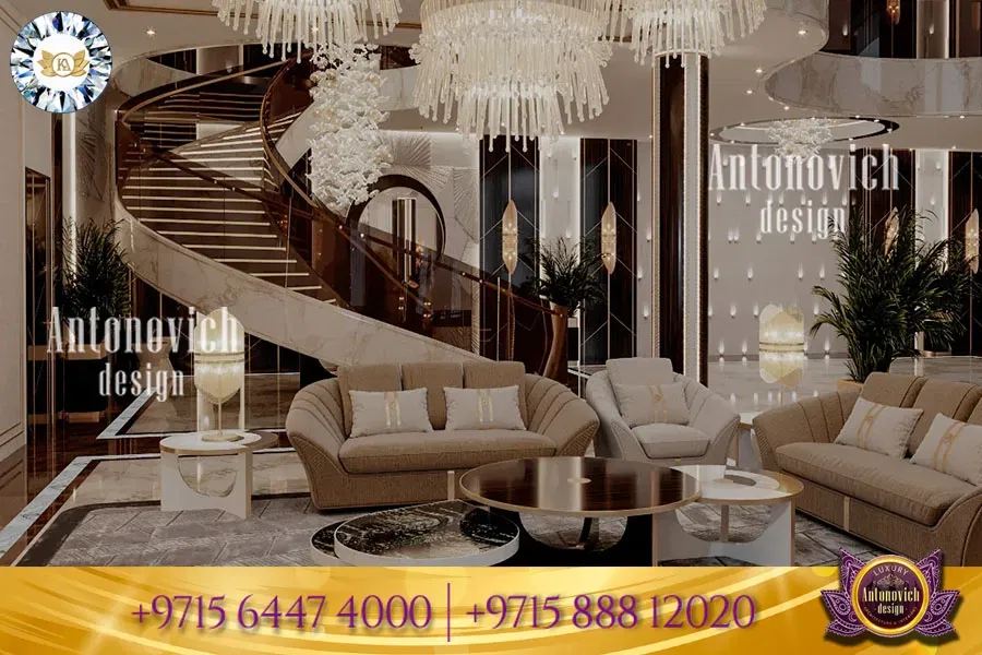 أهم أساليب التصميم المنزلي الفاخر لمساحة معيشة أنيقة