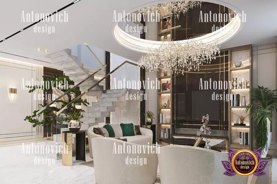 كشف مشروع تصميم غرفة معيشة فاخرة في الرياض