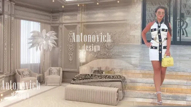 تصميم غرف نوم فاخرة من أنطونوفيتش ديزاين
