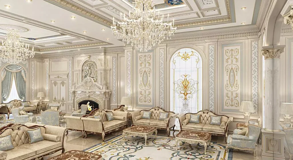 أرقى التصميمات الداخلية للقصور في السعودية