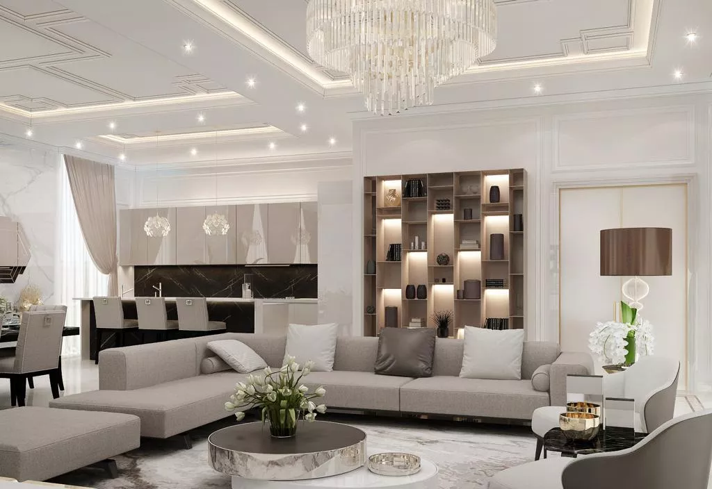 أحدث تصميم داخلي مودرن لفلل الرياض