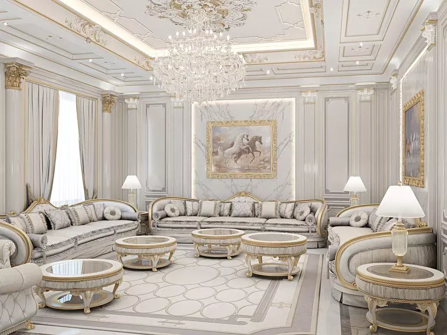 اختبر الفخامة والراحة مع أريكة مجلس عربي فاخرة