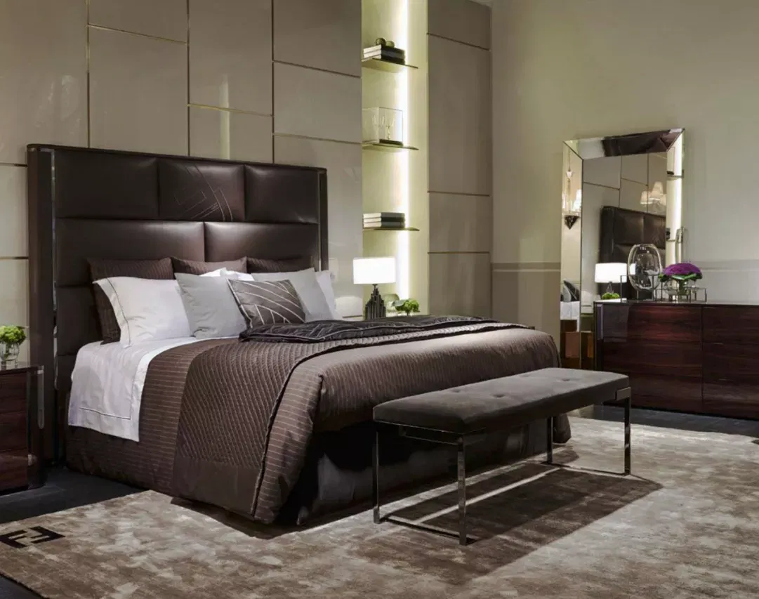 أفكار وتصميم غرف نوم فاخرة في دبي