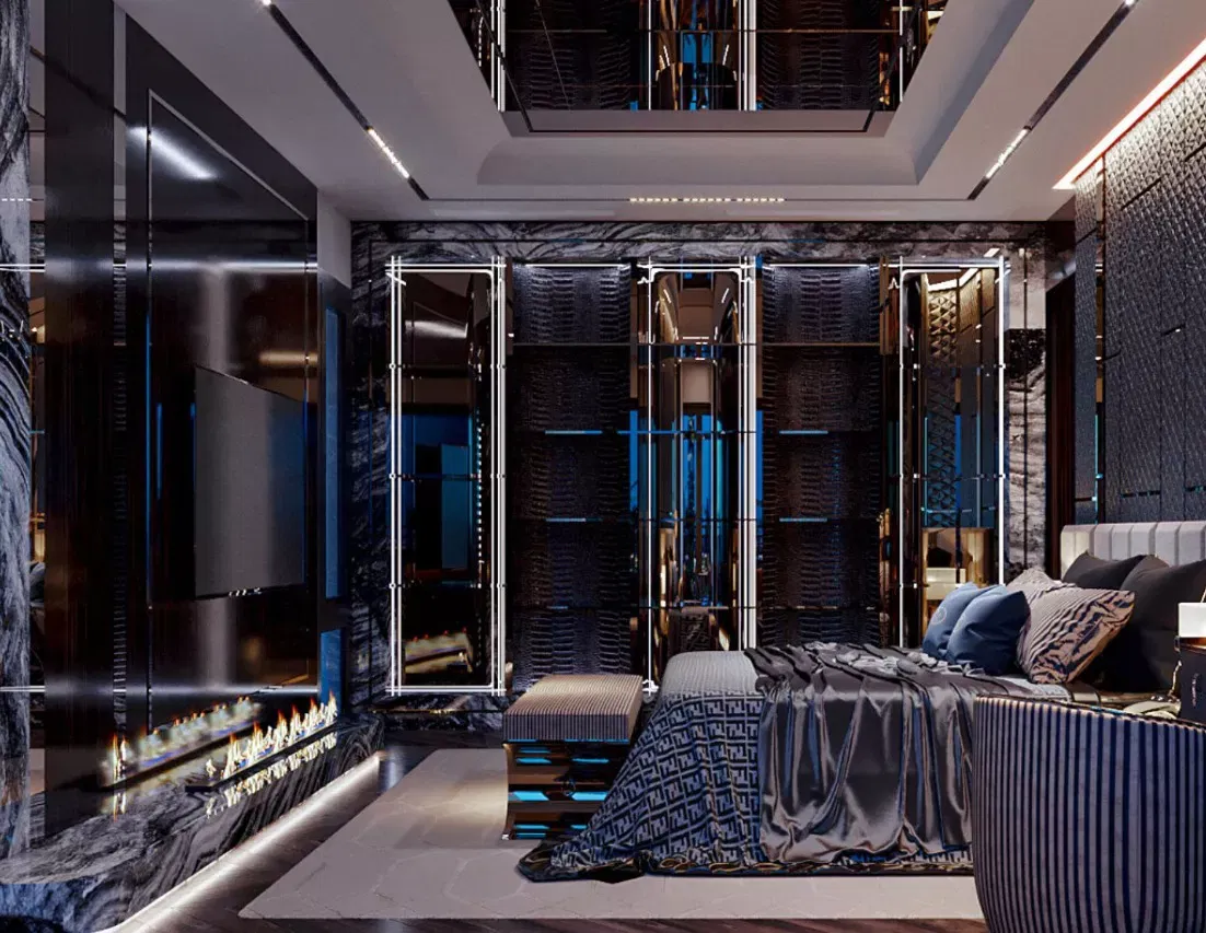 أفكار تصميم غرف نوم فاخرة وأثاث مترف