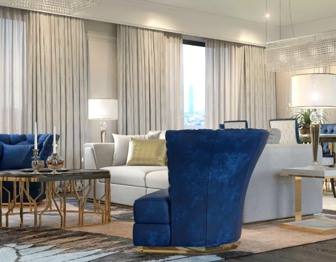 إتقان فن التصميم الداخلي الفاخر لشقتك في دبي