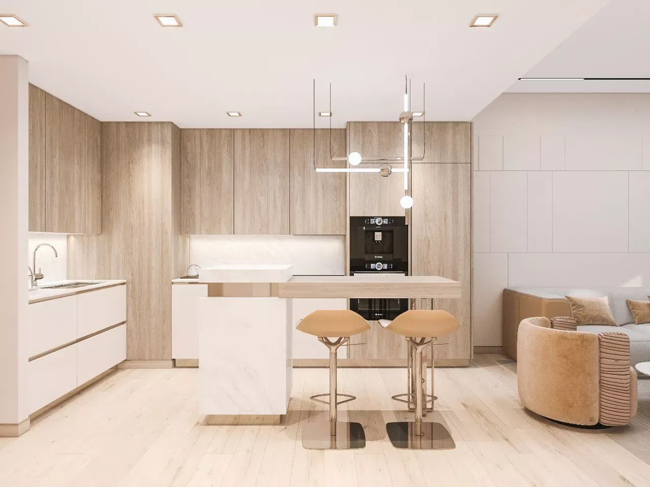 نهضة تصاميم المطابخ العصرية: استكشاف الاتجاه