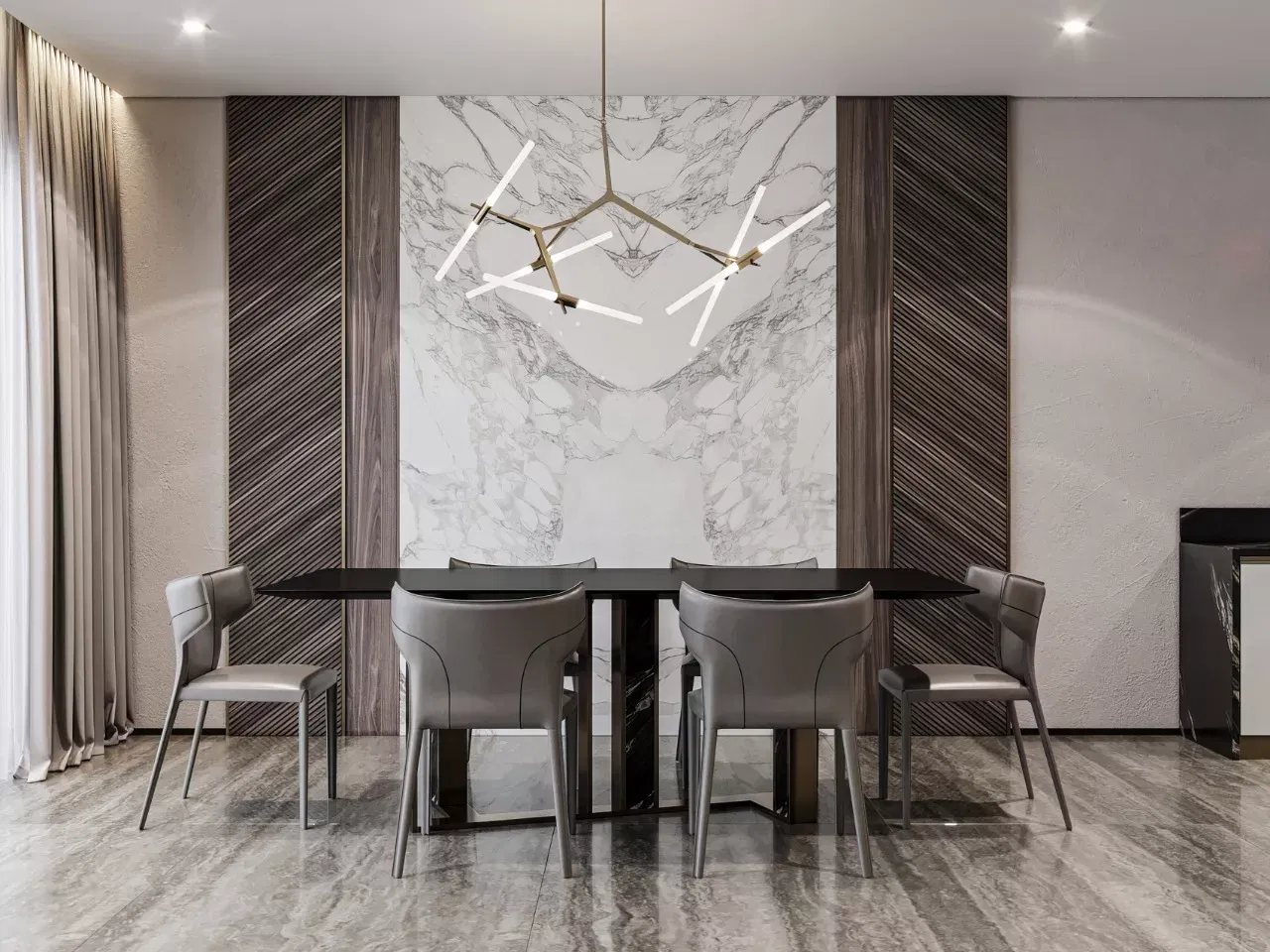 تحويل مساحة معيشتك: تصميم داخلي للمساحات المفتوحة في دبي