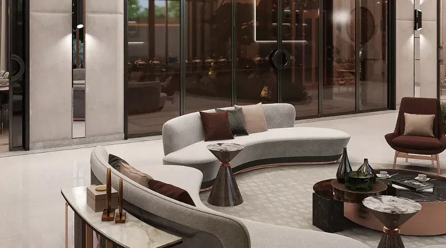 دليل خبراء لتصميم غرفة المعيشة الجديدة في دبي