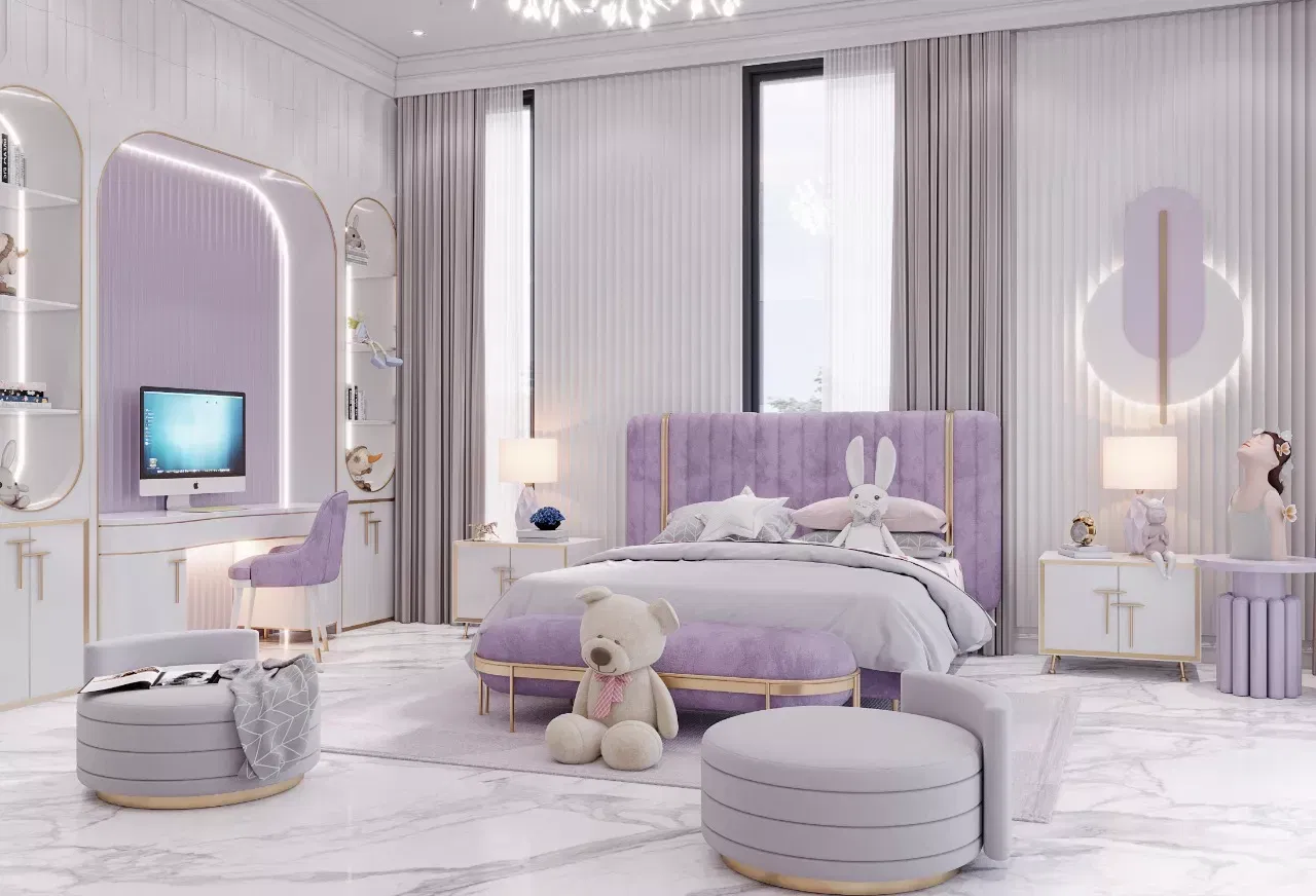 ارتقِ بغرفة نومك في دبي: إتقان فن التصميم الداخلي