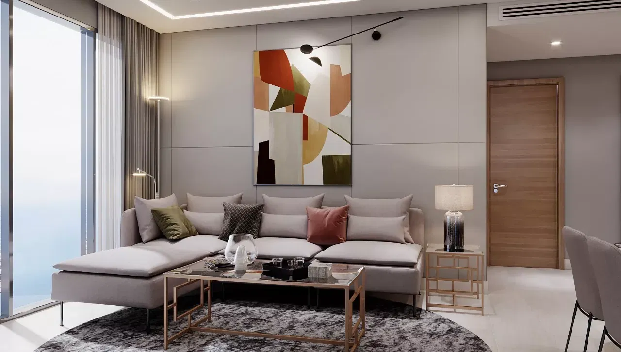 أحدث صيحات تصميم غرفة المعيشة في دبي