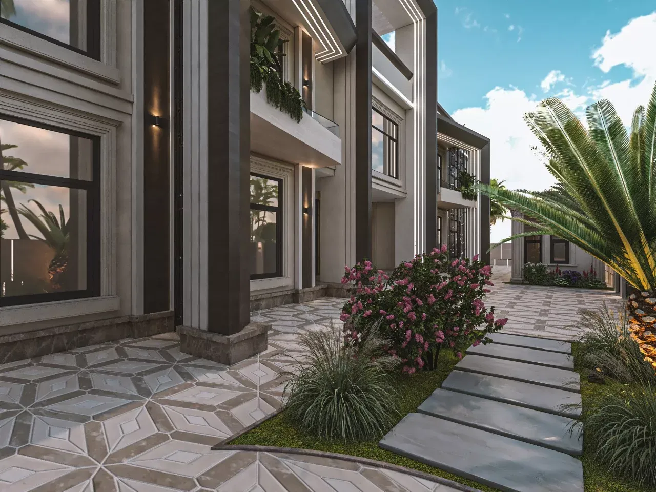 إتقان تصميم الحدائق للمنازل الفاخرة في دبي